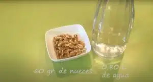 Ingredientes Leche nueces sojamatic